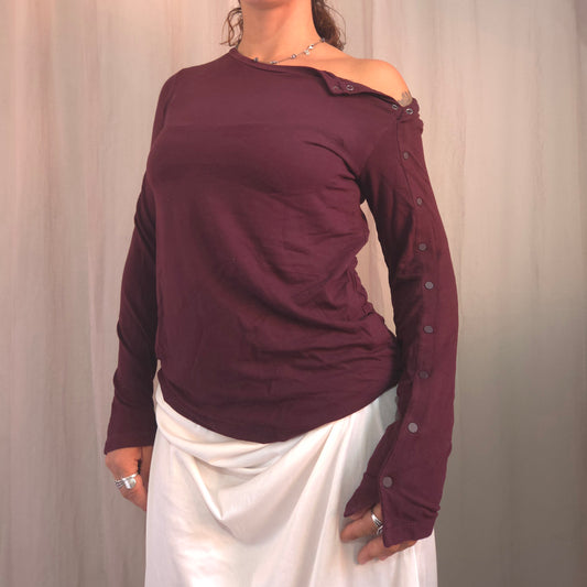 Cop Copine Clip Button top
