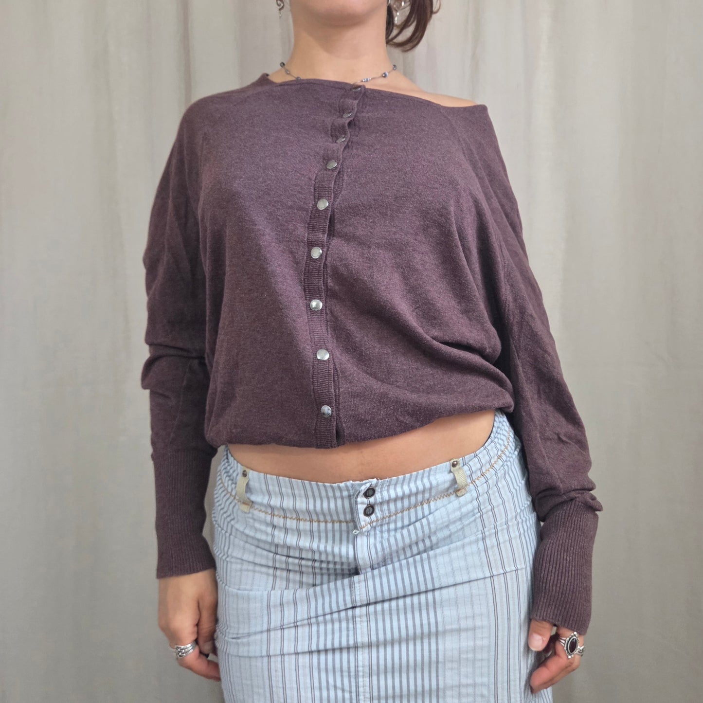 Vintage Allsaints Button Jumper