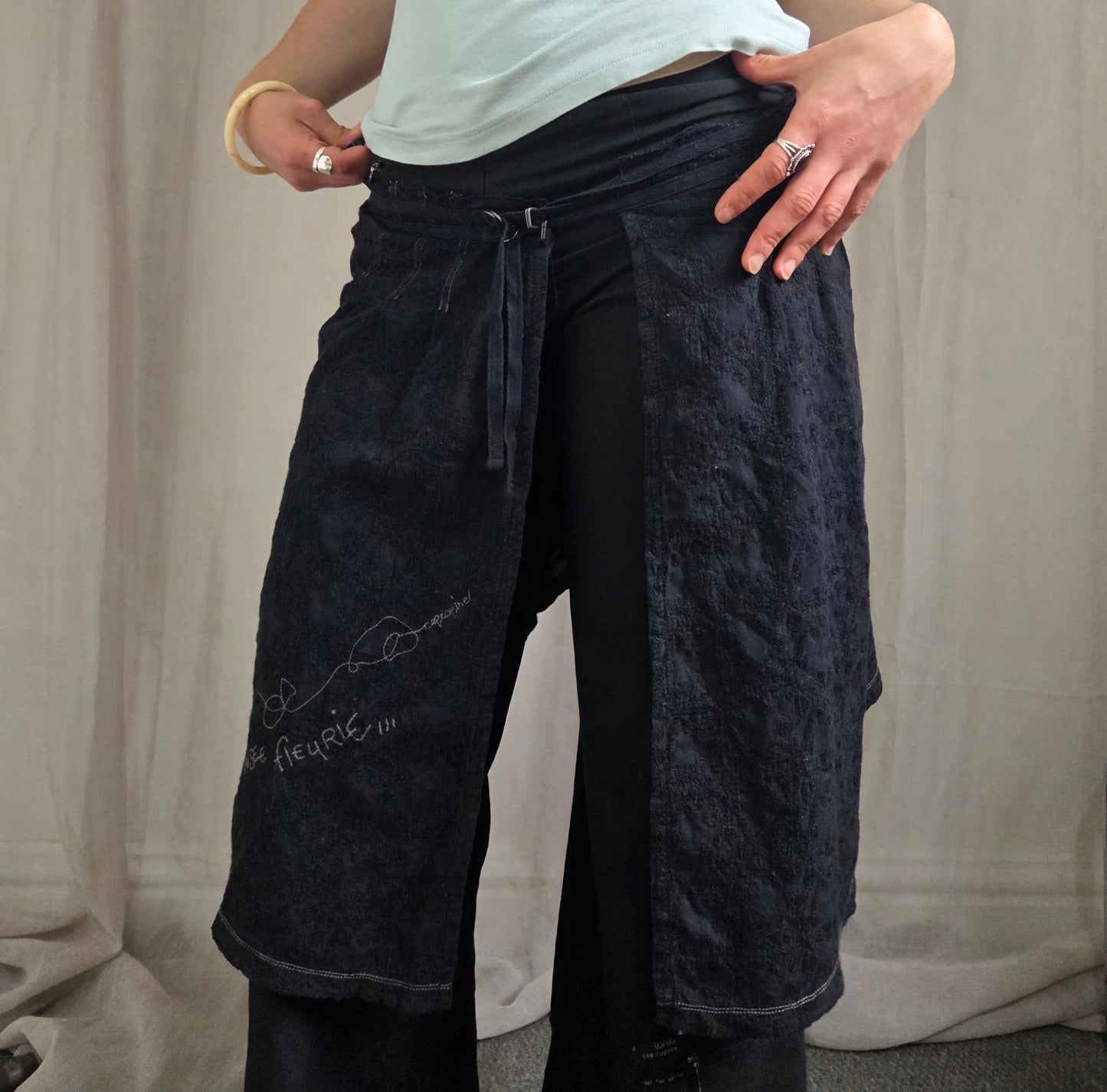 Cop Copine wrapping layer skirt