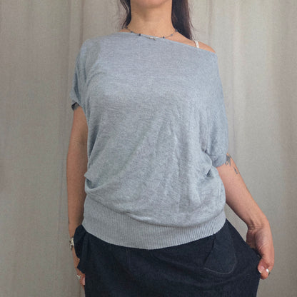 Boat neck sweater