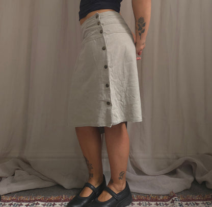 Stud Midi Skirt