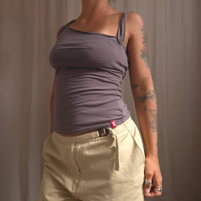 Skunkfunk Button Top