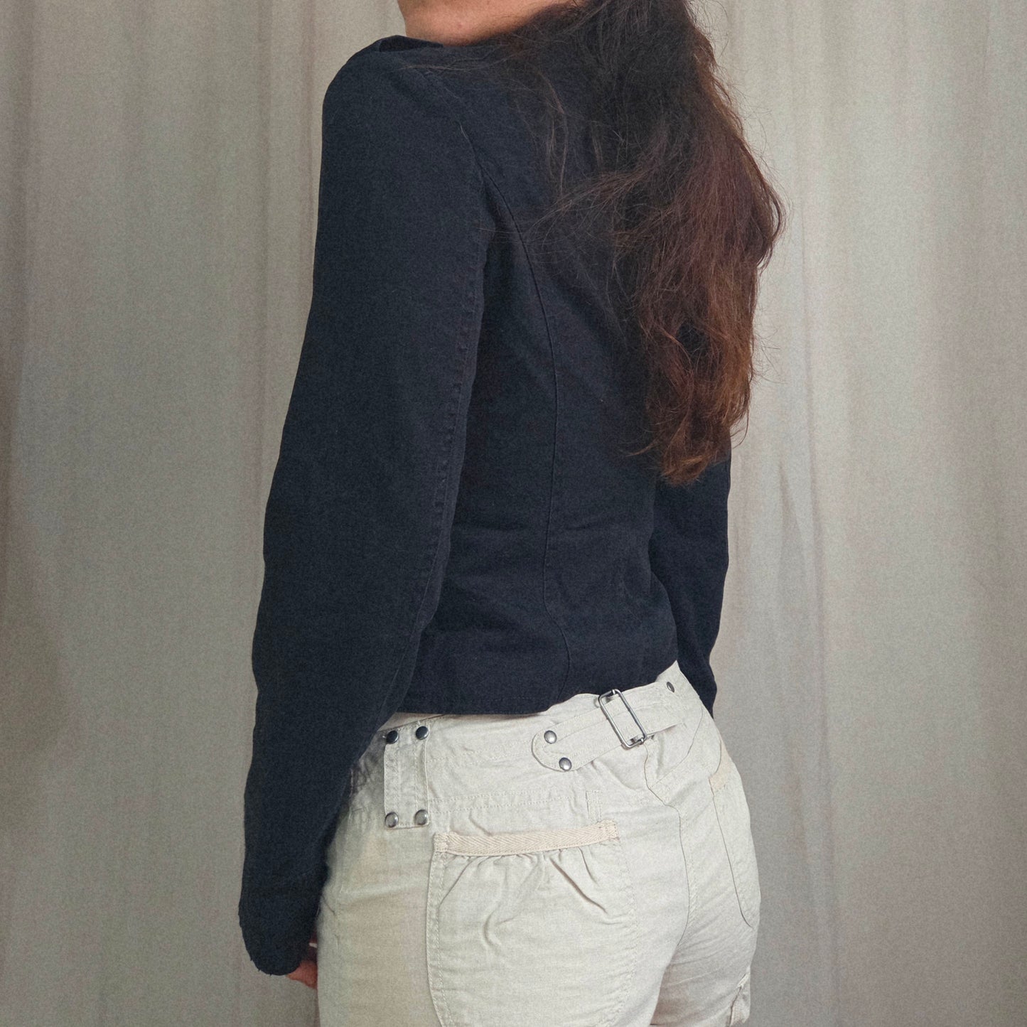 Button Asymmetrical Jacket