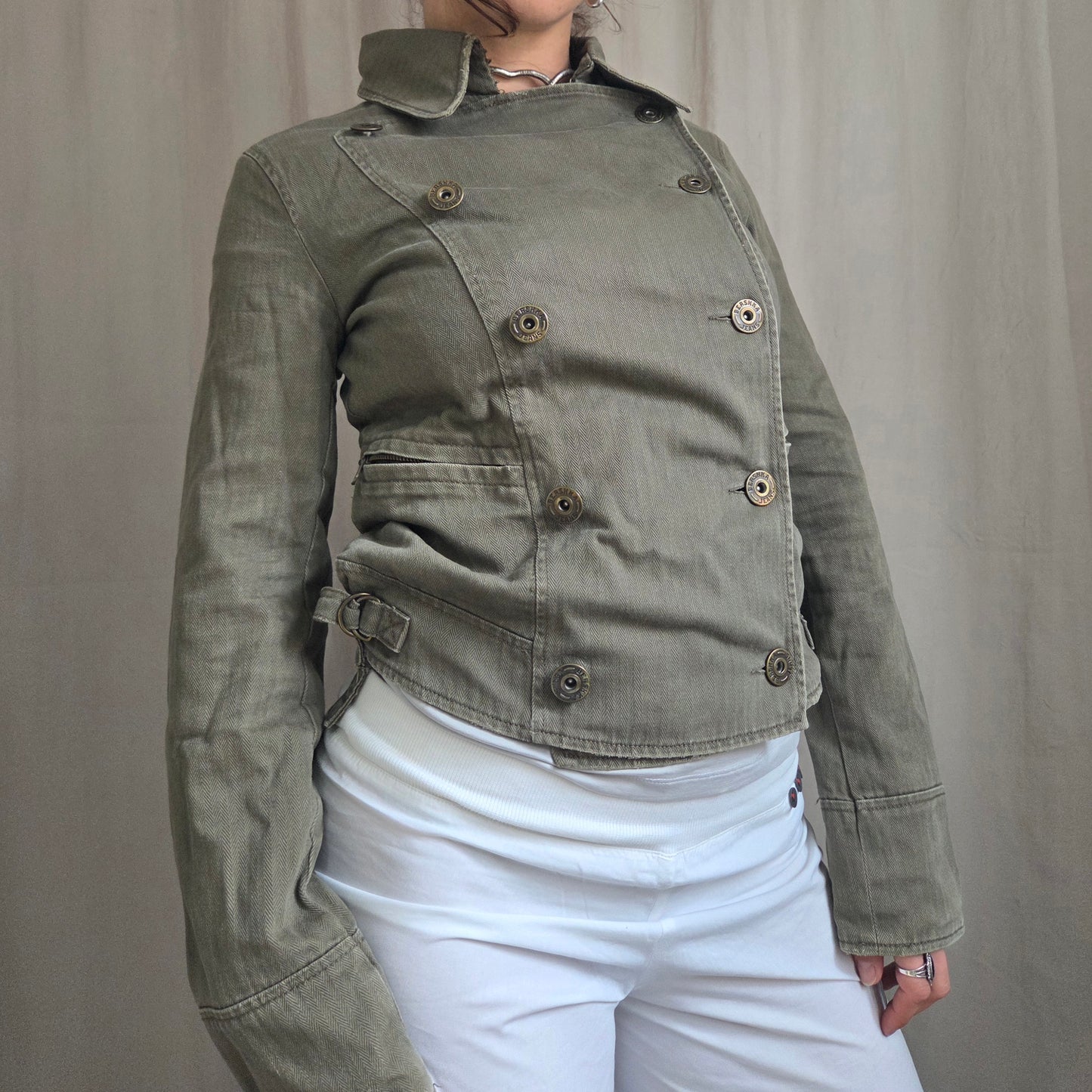 Military Button Jacket