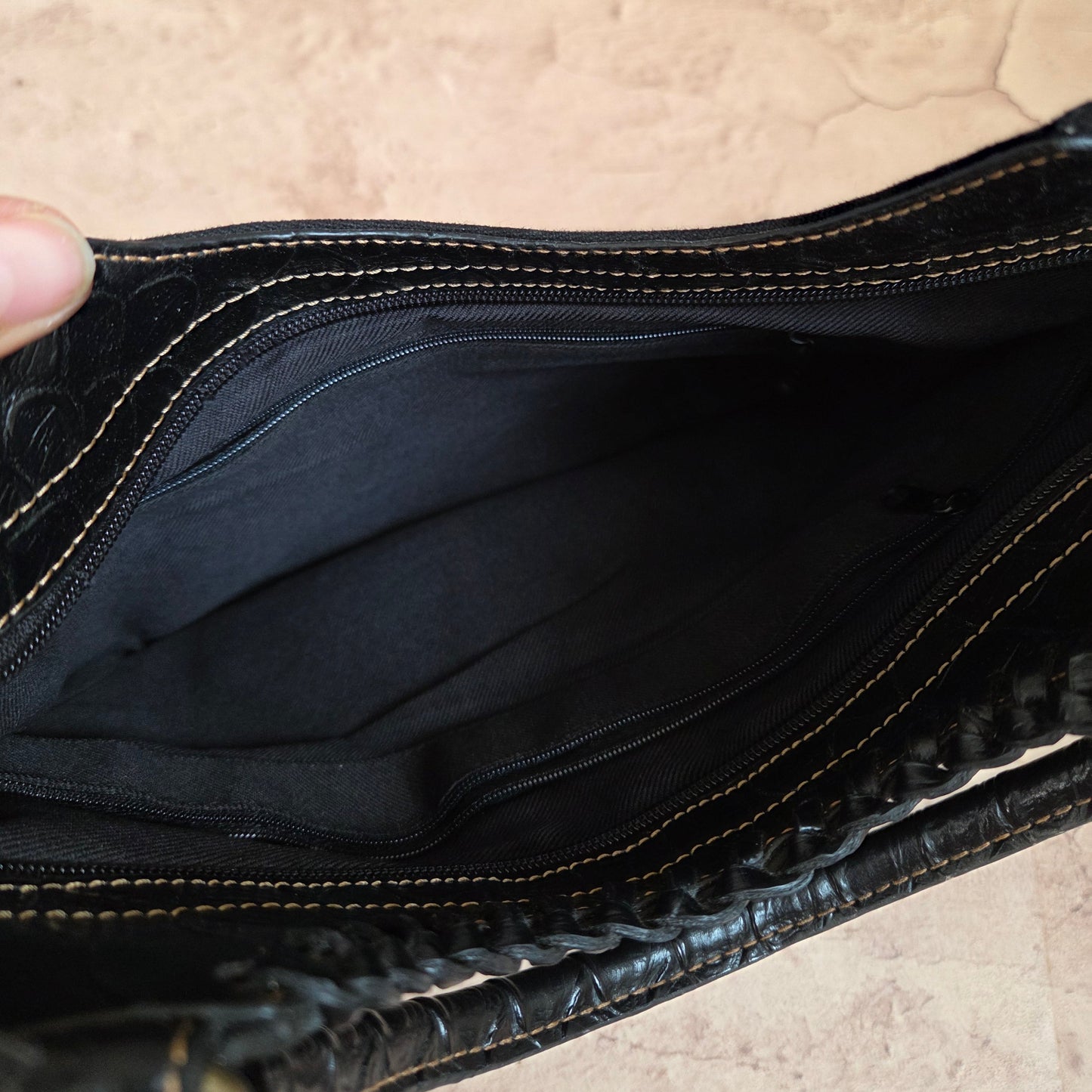 Vintage Suede Tassel Bag