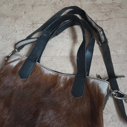Cowhide/Pony hair Tote Bag