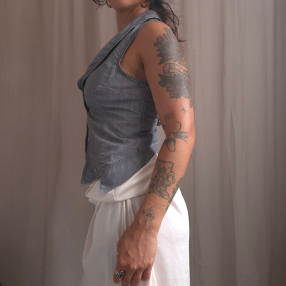 Backless Buckle Vest