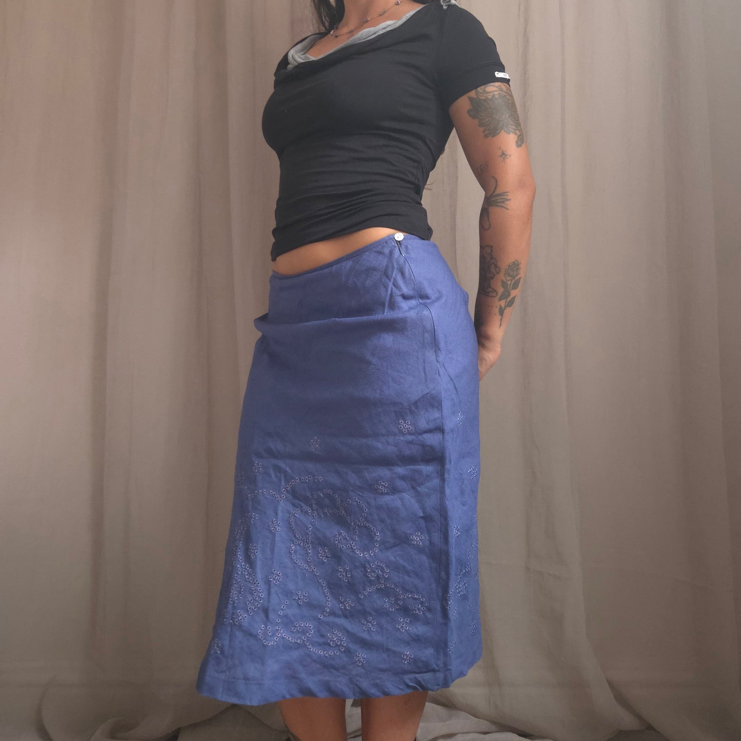 Vintage midi skirt