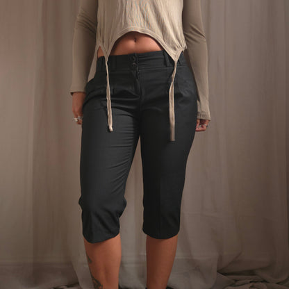 Buckle Capri Pants