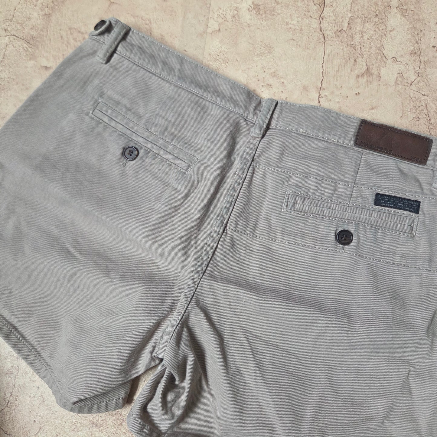 All Saints Button low rise short
